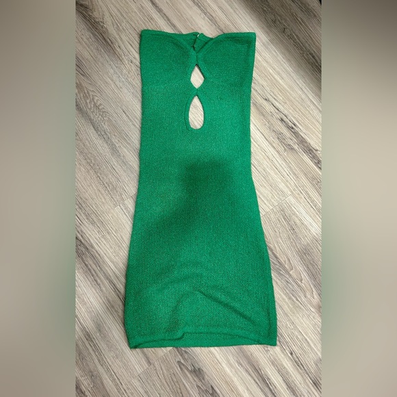 Alisha green Strapless mini dress - Picture 2 of 2